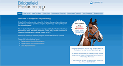 Desktop Screenshot of bridgefieldphysio.co.uk